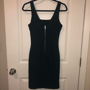 women’s small black aqua party dress